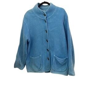 Focus Casual Lifestyle Collection Waffle Jacket Vintage Cotton Beachy Textured